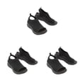 thumbnail image 1 of Qarigey Zapatos de punta transpirable para mujer Sandalias elegantes y livianas para informal Sandalias de cuña informales cómodas negro 45 Type1 NO1, 1 of 6