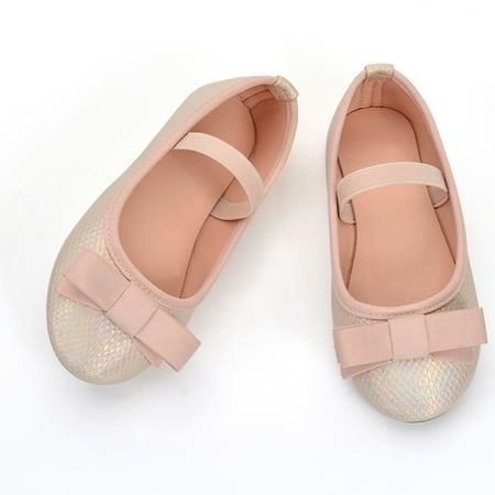 

CAICJ98 Girls Sandals Boys Girls Open Toe Bowknot Shoes First Walkers Shoes Summer Toddler Flat Sandals Pink