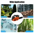 thumbnail image 6 of 25.4cc Gas Chainsaw, 900W 2-Stroke Engine, 11.8-Inch Cutting Bar, Lightweight 11 lbs for Wood Cutting, 6 of 19