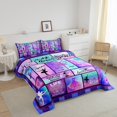 thumbnail image 3 of Erosebridal Ballet Dancing Bedding King Comforter Set, Gymnastics Down Comforter, Patchwork Room Decor, Reversible 3-Piece, 3 of 8