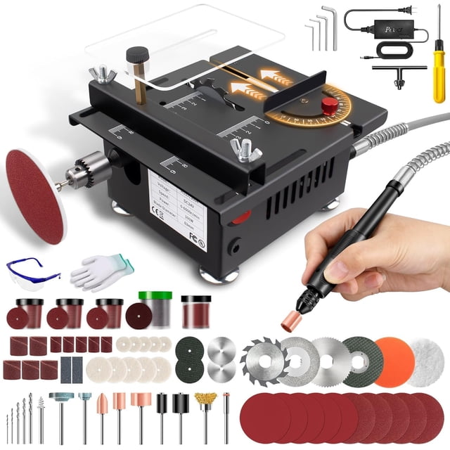 Mini Sierra de Mesa AutoShark 10" Kit Multifuncional
