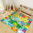 thumbnail image 3 of Kids Rugs Play Mat, Animals Zoo Play Rug for Playroom, Fun Playmat ABC Alphabet Educational Area Rug, Kids Baby Floor Mat, Kids Play Rug for Nursery Classroom Bedroom (110.2X78.7 INCH), 3 of 11