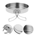 thumbnail image 6 of Stainless Steel Camping Frying Pan for Outdoor Cooking and Travel, Lightweight Non-Stick Skillet for Hiking and Picnic, 6 of 7