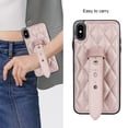 thumbnail image 4 of TECH CIRCLE For iPhone XS/X Case with Wrist Band, Luxury PU Leather Kickstand Full-Body Shockproof Protective Bumper Women Girl Back Cover for Apple iPhone XS/X 5.8",Rosegold, 4 of 8
