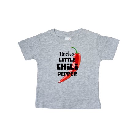 

Inktastic Uncle s Little Chili Pepper Gift Baby Boy or Baby Girl T-Shirt