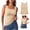 Beige, variant on Avulea'S Built In Comfort Bra Tanktop,Tank Tops With Built In Bras For Older Women, Padded Seamless Shaping Camisole Soft Smoothing Oversized Cami Shelf Bra Loose Fit Plus Size Tanktops