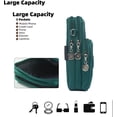 thumbnail image 4 of JANKS Women Small Crossbody Bags Nylon Over Shoulder Purses Zipper Closure Travel Purse Roomy Design for Phone and Essentials with Adjustable Strap, 4 of 6