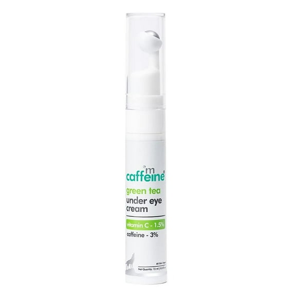 Crema para ojos con cafeína, té verde y vitamina C, antienvejecimiento, 15 ml