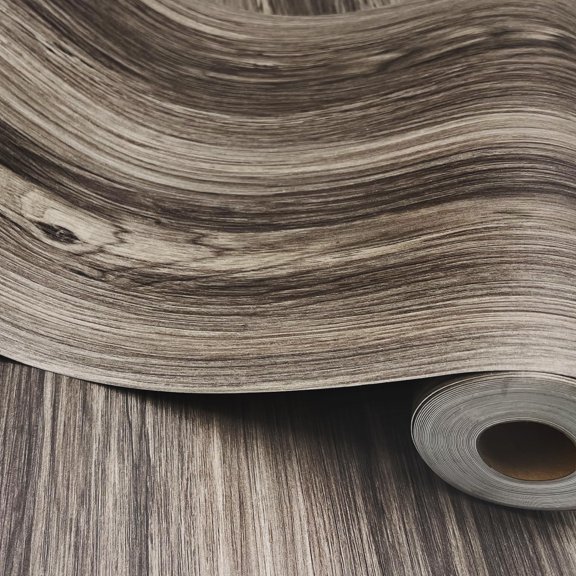 Wood Grain Peel and Stick Floor Tiles – 11.8” Width, Full Roll Length of 394" – Versatile Design for Any Space, Self Adhesive Vinyl Flooring, Waterproof and Non-Slip Features
