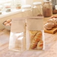 thumbnail image 4 of Raindrops 50Pcs Convenient Beige Paper Bread Bags with Window for Storing Bread and Treats, 4 of 6