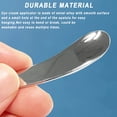 thumbnail image 4 of Paquete de 9 espátulas de maquillaje de metal, minicuchara aplicadora reutilizable para cremas faciales, cremas cosméticas, lociones, cremas para ojos, masajes, mascarillas faciales, 4 of 6