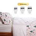 thumbnail image 6 of Gogreen Luxury 100% Cotton Twin Duvet Cover Floral, Soft & Breathable 2 Pieces Twin Bedding Sets, Pattern Twin Comfy Duvet Cover, with Zipper Closure, Includes 1 x Pillowcase, 1 x Duvet Cover, 6 of 9