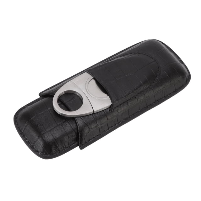 Estuche para puros, estuche de cuero para puros, estuche portátil para puros de viaje, estuche para puros de ingeniería de precisión