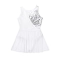 thumbnail image 3 of iiniim Big Girls Lyrical Dance Dress Shiny Sequins Cutout Keyhole Skirt Leotard Dancewear, 3 of 7