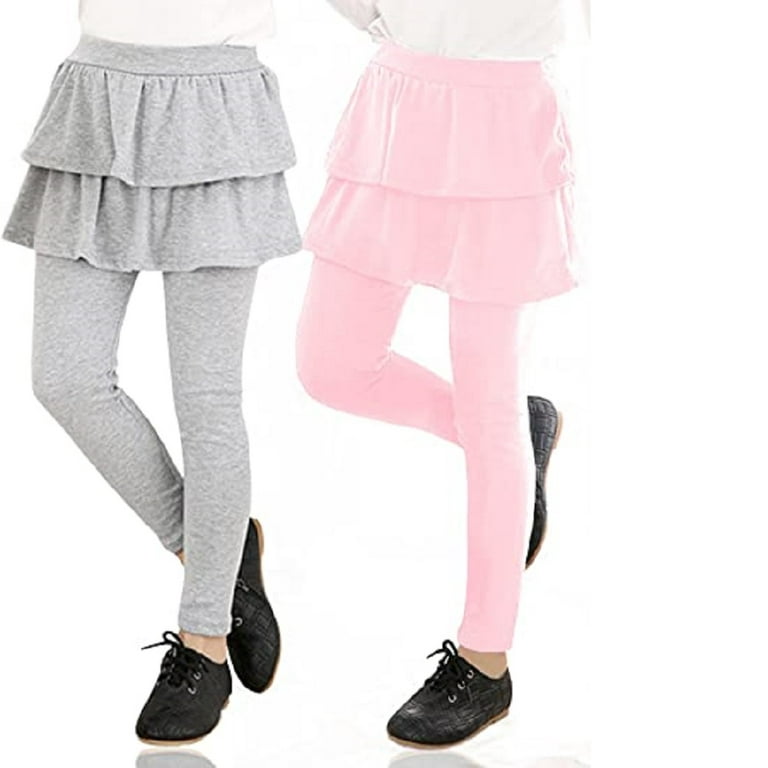 Girls Skirt with Leggings Cotton Polyester Blend Girls Skirt Leggings 2-12  Years Girls Tutu Skirt Pants