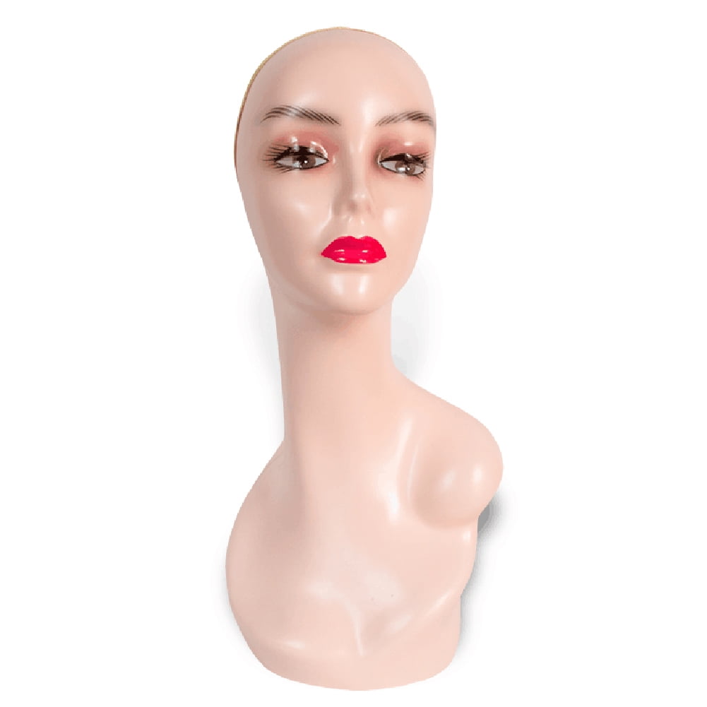 Female Mannequin Manikin Head Model Wig Hair Glasses Scalf Display Stand 