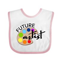 Inktastic Future Artist with Paints Boys or Girls Baby Bib