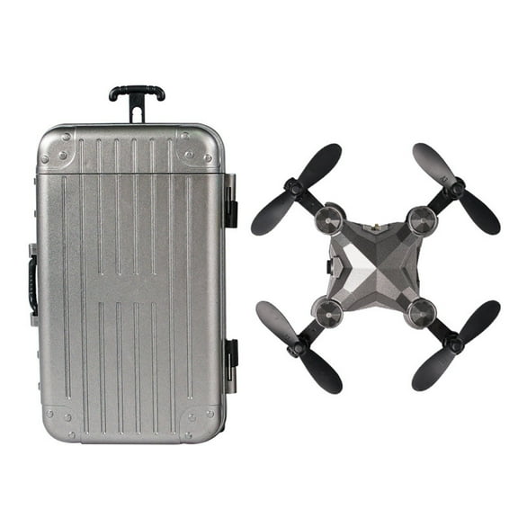 Pyaiiner DH-120 Drone Mini Suitcase UAV Folding Quadcopter High-definition WiFi Aerial Photography 480P Foldable Remote Control Drone