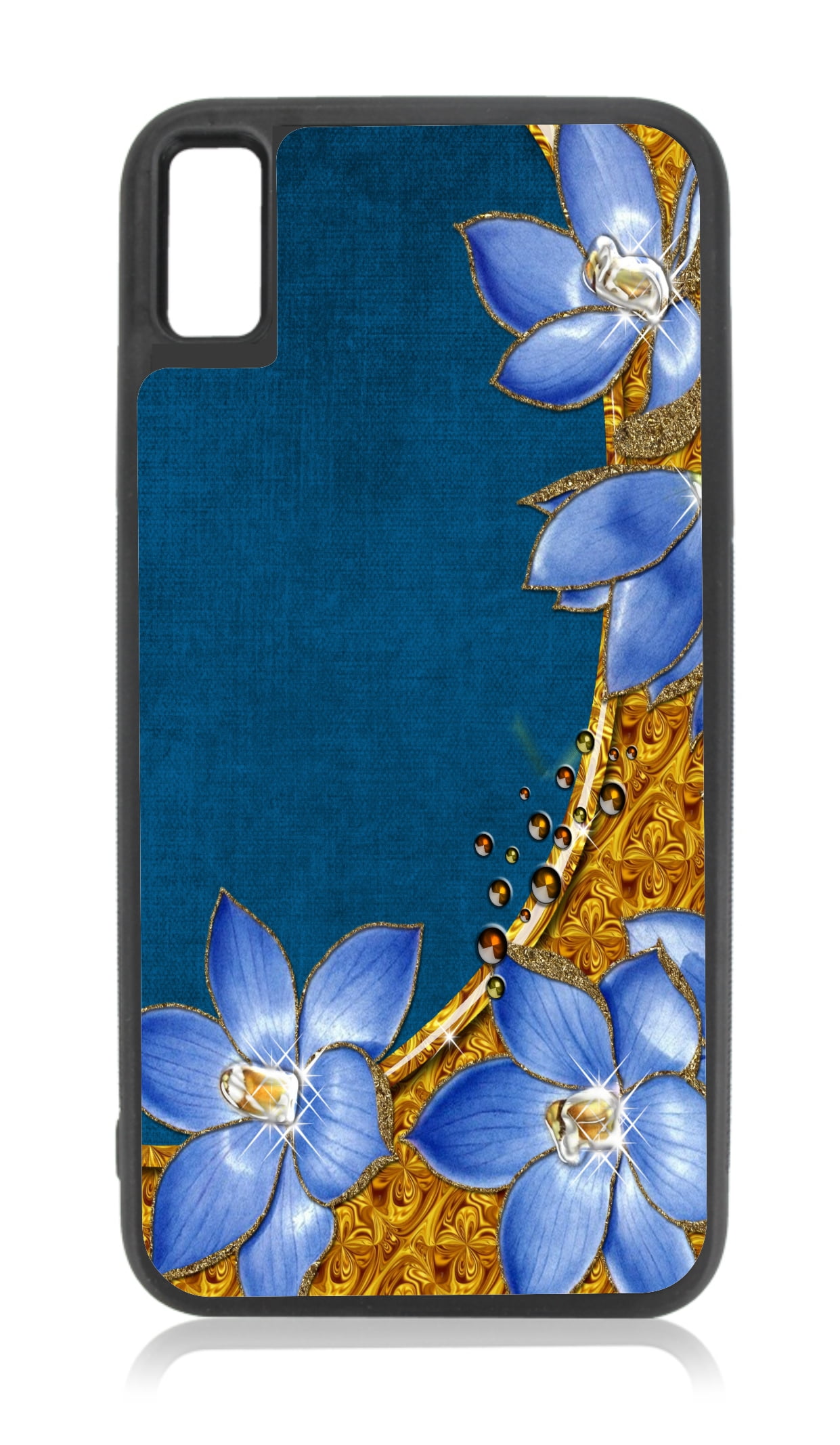 Blue Gold 10 Xr Flower Case Iphone 10 Xr Floral Case Design Black Rubber Case For Iphone Xr Iphone Xr Phone Case Iphone Xr Accessories Walmart Com Walmart Com Blue Gold 10 Xr Flower Case Iphone 10 Xr Floral Case Design Black Rubber Case For Iphone Xr Iphone Xr Phone Case Iphone Xr Accessories Walmart Com Walmart Com