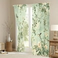 thumbnail image 4 of WNOOHIY Nature Style Flying Birds Floral Light-filtering Curtains for Living Room Bedroom Office Home Decoration, Set of 2 Panels, 4 of 8