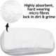 thumbnail image 4 of 4-Piece Hard Floor Cleaning Pads Compatible with Morphy Richards 720020 70495 9-in-1 Steam Mop, 4 of 5