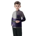 thumbnail image 2 of Eltusu Baby Boys Plaid Shirts, Comfort Casual Long Sleeve Lapel Collar Button-Down Shirts Purple Size 6-12 Months, 2 of 5