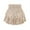 Beige, variant on VUPSGEZ Women's Bead Skirt Skirt Stretch Solid Color Pleated Skirt (Dark Blue,L)