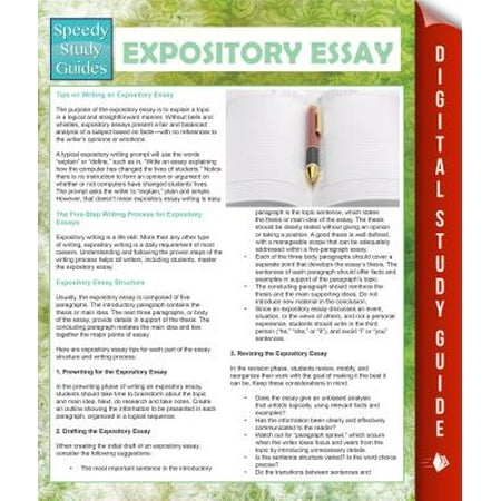 Essay On Organ Donation Expository Essay Speedy Study Guides Ebook Essay On Human Rights also Essays On Various Topics Expository Essay Speedy Study Guides Ebook Walmartcom The Importance Of English Essay