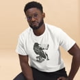thumbnail image 3 of Black Bird Raven Book Lovers Men Women Graphic Tshirt (White, M), 3 of 3
