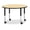 Maple/Black, variant on Jonti-Craft Rainbow Accents KYDZ Round Activity Table