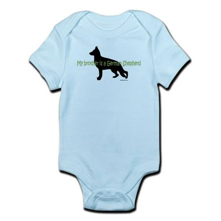 

CafePress - My Brother Is A German Shepherd Infant Bodysuit - Baby Light Bodysuit