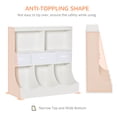 thumbnail image 4 of Homiyad Kids Bookcase, Toy Storage Organizer Cabinet, Children Display Bookshelf with Drawers for Toys, Clothes, Books, White, 4 of 8