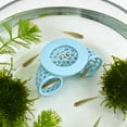 thumbnail image 3 of Betta Fish Tank Accessories, Floating Betta Activity Tunnel, Aquarium Hideout and Shrimp Cave, Interactive Fish Tank Decor and Stress Relief Resting Spot for Betta Fish and Small Fish Shrimp, Blue, 3 of 4