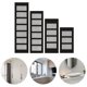 thumbnail image 5 of 100mm Cabinet Wardrobe Air Vent Grille Ventilation-Cover Wardrobe Ventilation Grille Vents Rectangular Furniture Breathable Mesh, 5 of 7