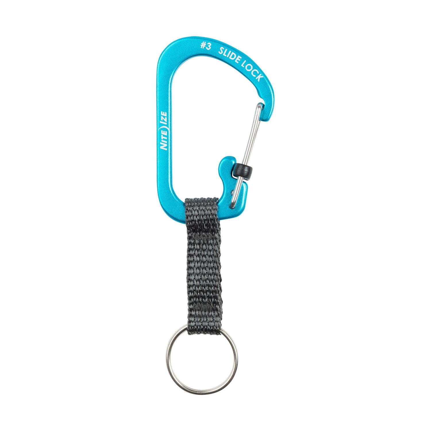 SlideLock® KeyRing Aluminum - Blue