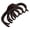 Dark Gray, variant on batmeuy Women Hair Claw Large Size Hair Clip Plastic Gripper Style Back Head Hair Clamp Updos Styling Tool Hair Accessory