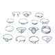 thumbnail image 4 of WHAMVOX 15Ud Anillos Para Mujer De Con Hueco Y Material Para Uso Diario, 4 of 6
