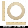 thumbnail image 2 of Circle Outline Wood Shape Unfinished Piece Cutout Craft DIY Projects - 4.70 Inch Size - 1/8 Inch Thick, 2 of 7