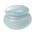 thumbnail image 1 of Mini Ceramics Cream Rouge Storage Tank Portable Travel Makeup Sealed Bottle - 4.6X2.7X3.5CM (Blue), 1 of 8
