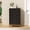 45"H-Black, variant on 33.7"H Wooden Gold Lines Dressers Chest of drawers 3 Layers 6 Drawers for Bedroom, Entryway, Dressingroom,Green