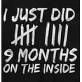 thumbnail image 2 of 9 Months On The Inside Tally Marks Toddler Boy Girl T Shirt Infant Toddler Brisco Brands 12M, 2 of 6