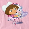 thumbnail image 2 of Popfunk Dora The Explorer And Boots Are Best Friends! Unisex Adult T Shirt, Pink, 4X-Large, 2 of 5