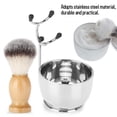 thumbnail image 1 of Juego de Afeitado de Barba para Hombres EOTVIA Tazón de Jabón Profesional de Acero Inoxidable Soporte para Bastidor de Afeitado Brocha de Afeitar, 1 of 6