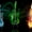 Blazing Electric Guitars, variant on Elephant Stock Guitar On Fire Wall Art - Horizontal Multi Panel Canvas - Living Room Wall Decor - Music Multi Panel - Black And Orange Decor - 74" x 48"
