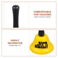 thumbnail image 3 of SHISUYAN Yellow Metal Bell for Party Use Loud and Clear Ring Suitable for All Fun Events 3.5 Inches, 3 of 8