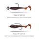 thumbnail image 3 of Bait Cebo Suave Wobblers Fishing Lures 8pcs 80 Mm 3.7g Señol para El Crappie Bass Trucha Lucioperca, 3 of 9