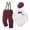 A160-Red, variant on Ccpelsie Newborn Baby Boy Clothes Long Sleeve Shirt Tops Pants Fall Winter Outfits Set(Red,3-6 Months)