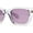 Slate - Purple, variant on Classy Gentlemans Narrow Rectangle Thick Plastic Arm Sunglasses All Black