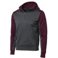 thumbnail image 5 of Sport-TekÂ® Tech Fleece Colorblock 1/4-Zip Hooded Sweatshirt. ST249, 5 of 6