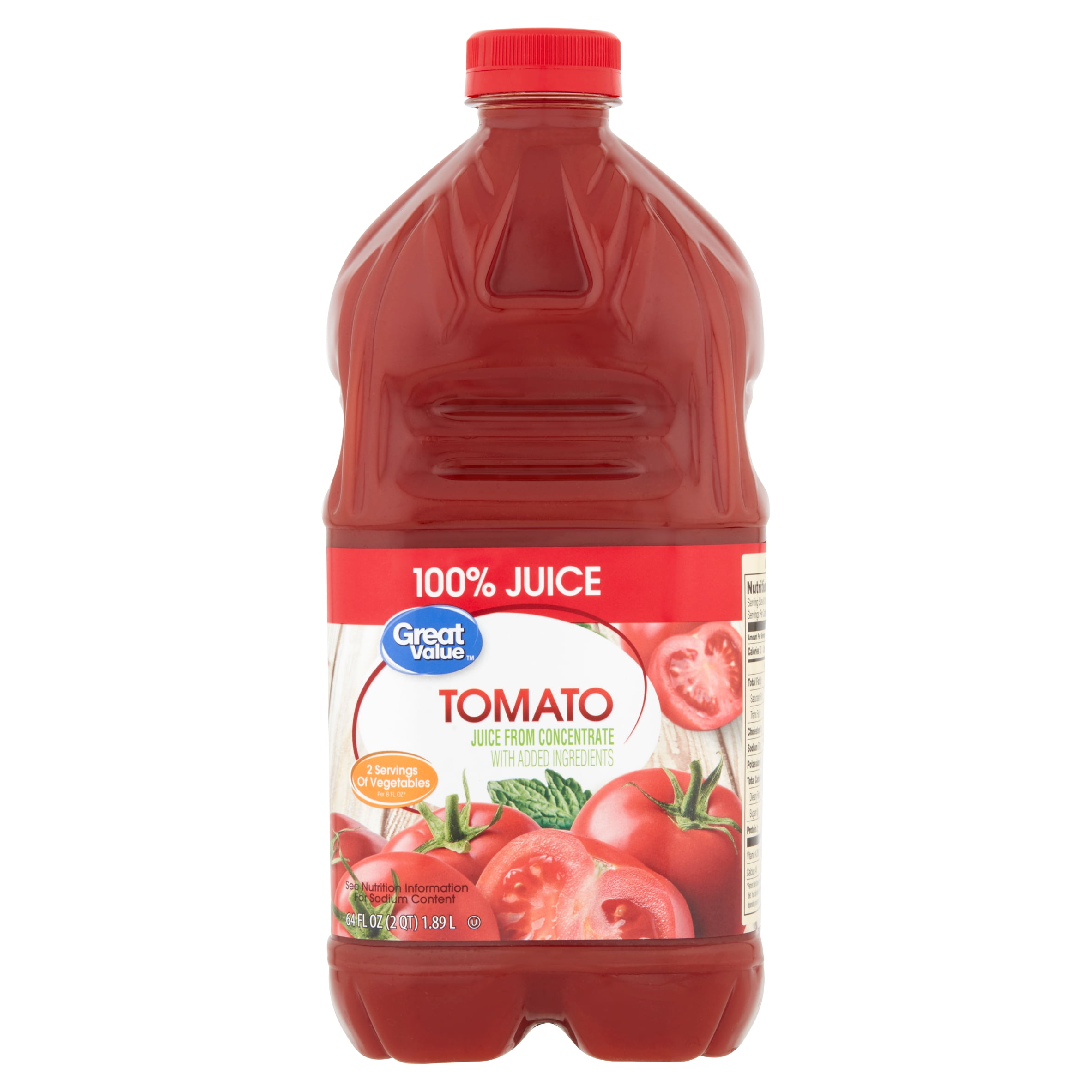 Great Value Tomato 100 Juice 64 Fl Oz Walmart